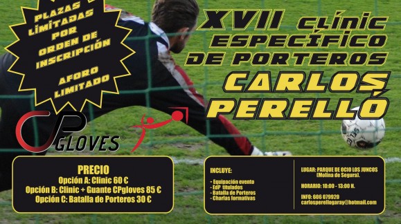 XVII Clínic específico de porteros Carlos Perelló